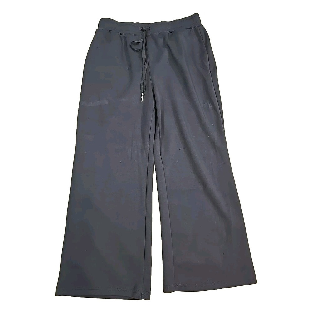 Anrabess Sweatpants Women's Siz L Large Blue Drawstring Casual Loose Active Widw